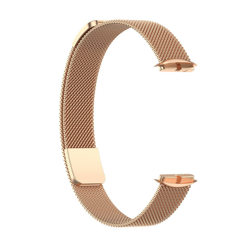 Strap-it Strap-it Bracelet Milanais Fitbit Luxe (or rose)