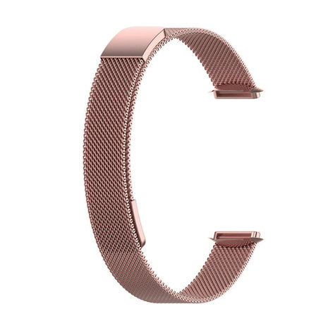 Strap-it Strap-it Bracelet Milanais Fitbit Luxe (rose)