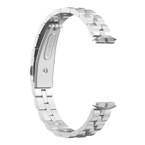 Strap-it Strap-it Bracelet acier Fitbit Luxe (argent)