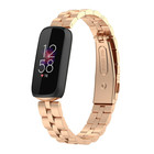 Strap-it Strap-it Bracelet acier Fitbit Luxe (or rose)