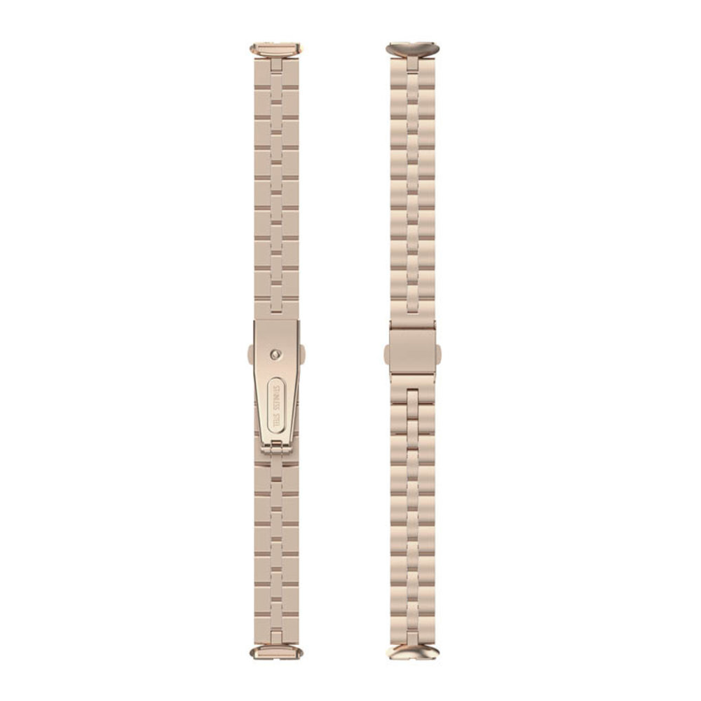 Strap-it Strap-it Bracelet acier Fitbit Luxe (champagne)