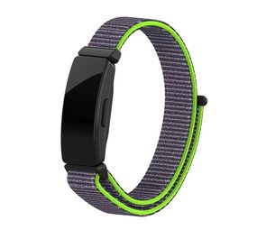 Strap-it Bracelet nylon Fitbit Inspire (vert)