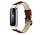 Strap-it Bracelet cuir Fitbit Luxe (marron)