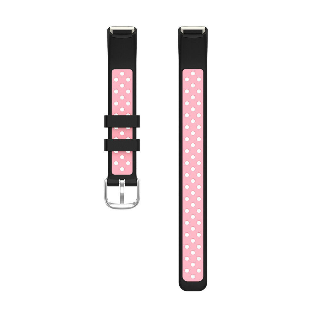 Strap-it Strap-it Bracelet sport Fitbit Luxe (noir/rose)