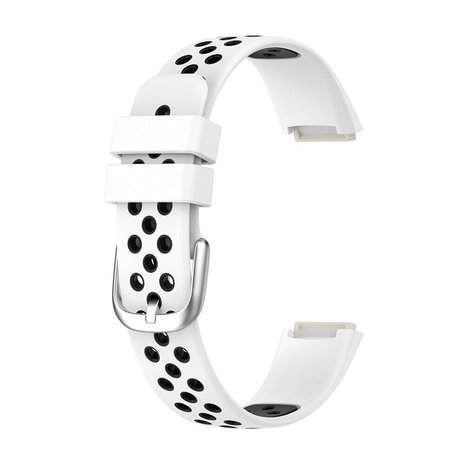 Bracelet sport Fitbit Luxe (blanc/noir) 