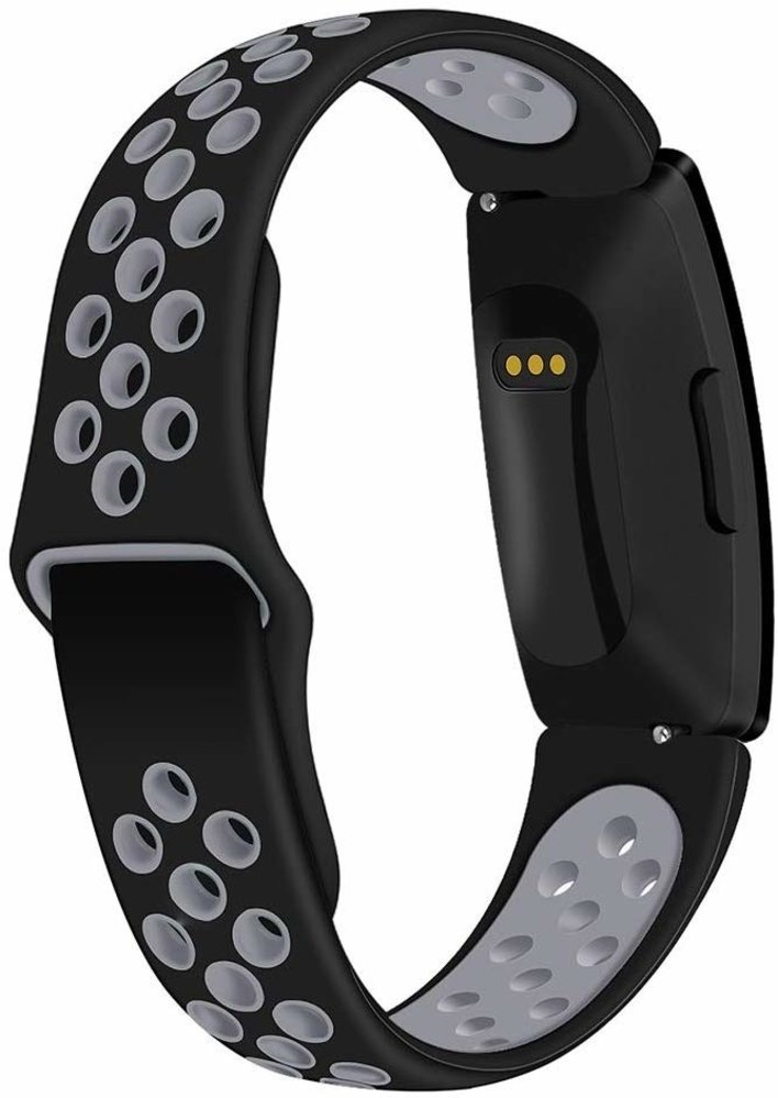 Strap-it Strap-it Bracelet Sport Fitbit Inspire (noir/gris) Strap-it Strap-it Bracelet Sport Fitbit Inspire (noir/gris)
