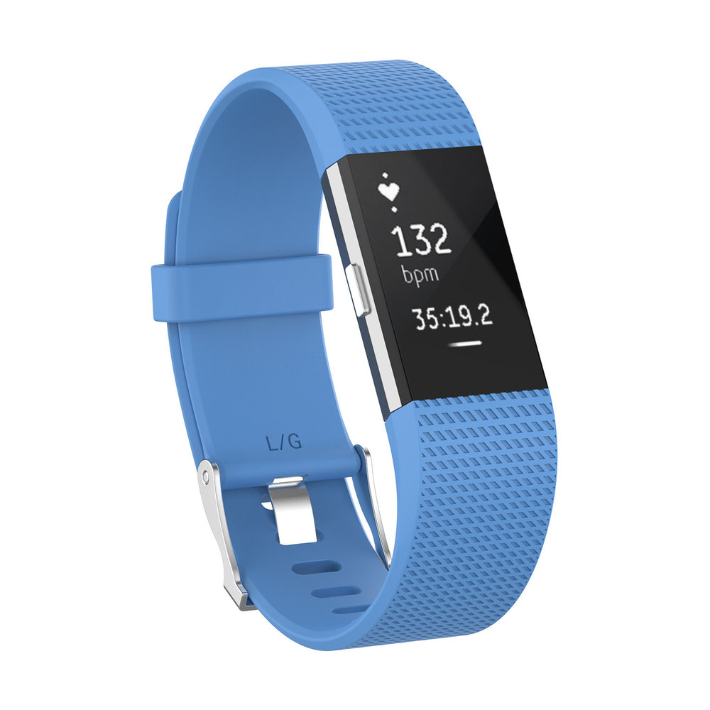 Strap-it Strap-it Bracelet silicone Fitbit Charge 2 (bleu ciel)
