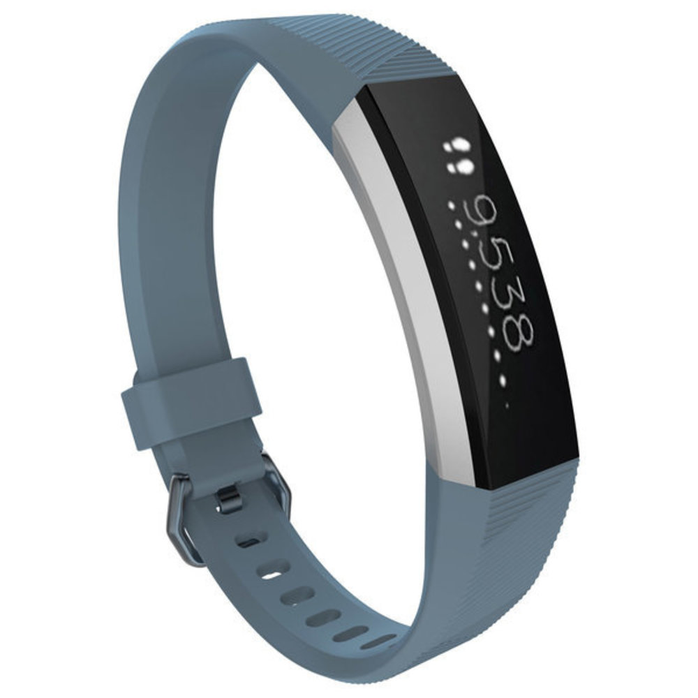 Strap-it Strap-it Bracelet silicone Fitbit Alta HR (gris bleu)