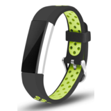 Strap-it Bracelet sport Fitbit Alta HR (noir/vert)
