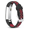 Strap-it Strap-it Bracelet sport Fitbit Alta HR (noir/rouge) Strap-it Strap-it Bracelet sport Fitbit Alta HR (noir/rouge)