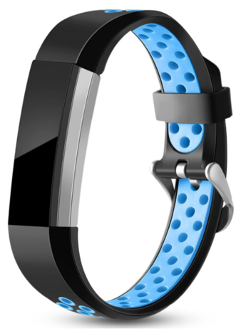 Strap-it Strap-it Bracelet sport Fitbit Alta HR (noir/bleu)