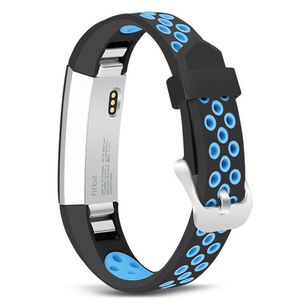 Strap-it Strap-it Bracelet sport Fitbit Alta HR (noir/bleu)