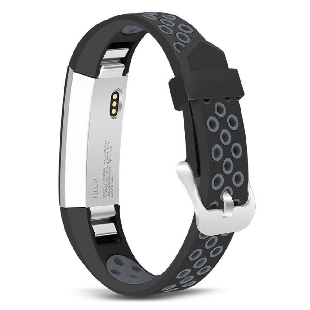 Strap-it Strap-it Bracelet sport Fitbit Alta HR (noir/gris)