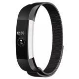 Strap-it Bracelet Milanais Fitbit Alta HR (noir)