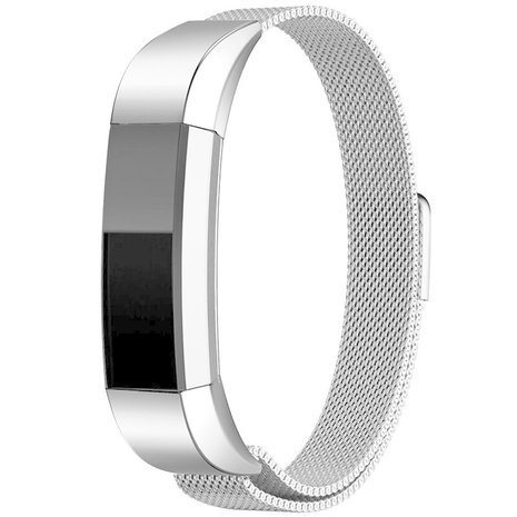 Strap-it Strap-it Bracelet Milanais Fitbit Alta HR (argent)