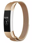Strap-it Strap-it Bracelet Milanais Fitbit Alta HR (or rose)