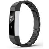 Strap-it Bracelet acier Fitbit Alta HR (noir)