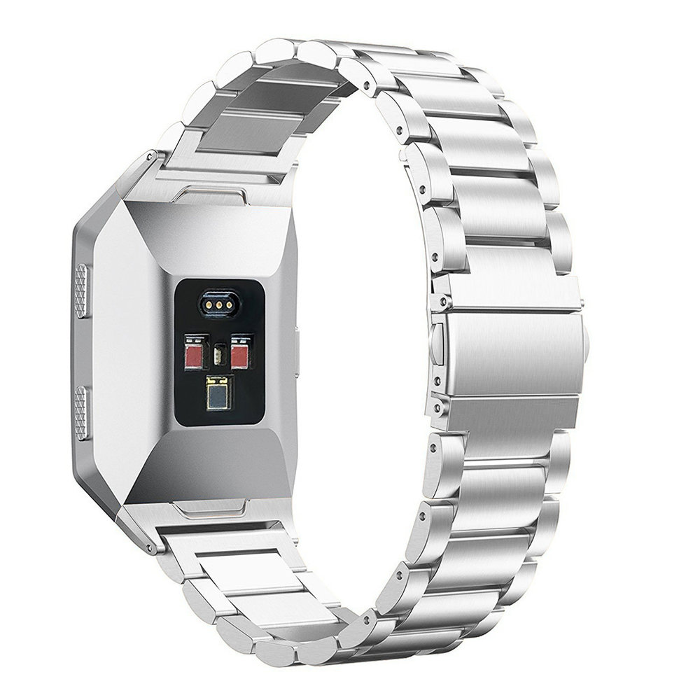 Strap-it Strap-it Bracelet acier Fitbit Ionic (argent)