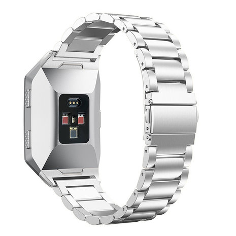 Strap-it Strap-it Bracelet acier Fitbit Ionic (argent)