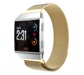 Strap-it Bracelet Milanais Fitbit Ionic (or)