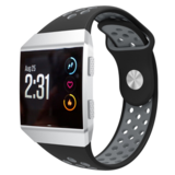 Strap-it Bracelet sport Fitbit Ionic (noir/gris)