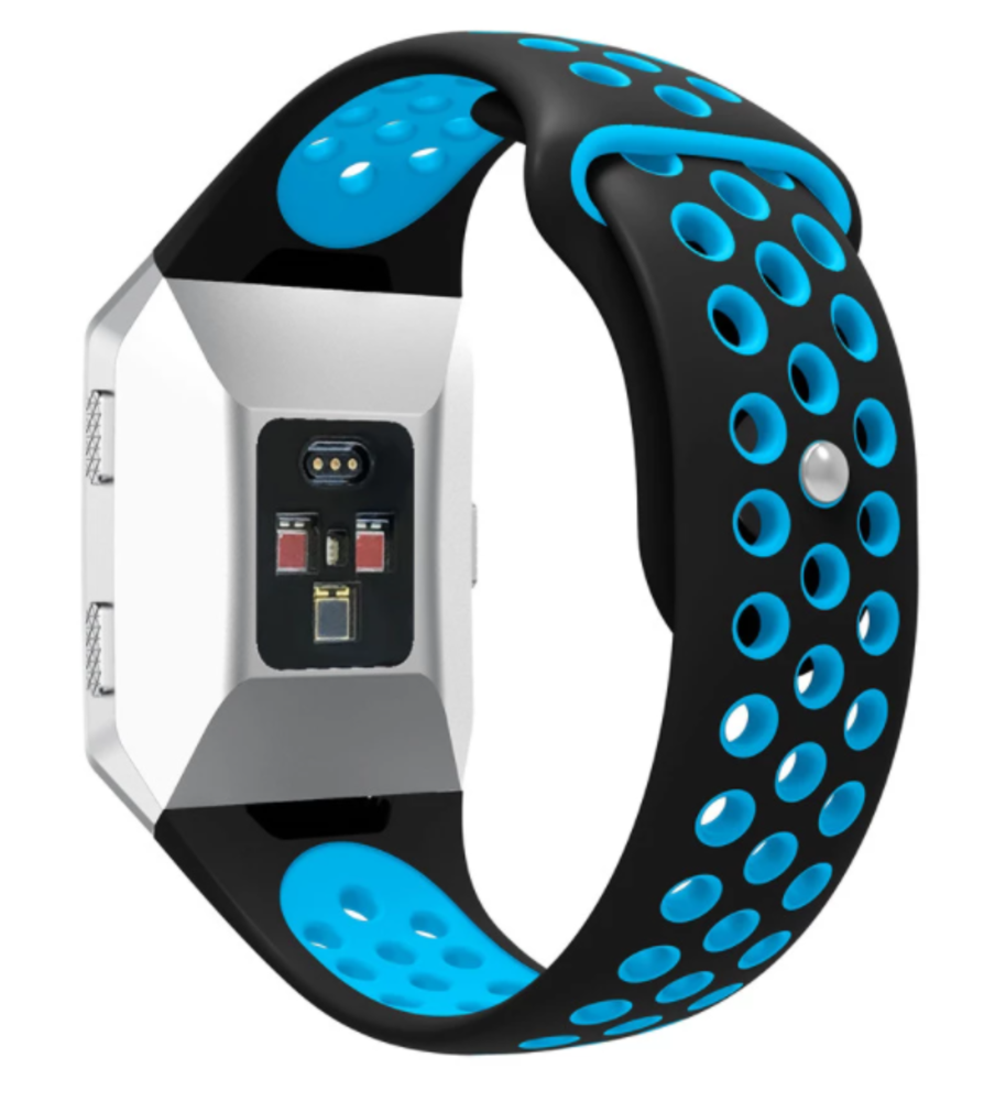 Strap-it Strap-it Bracelet sport Fitbit Ionic (noir/bleu)