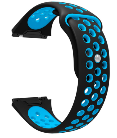 Strap-it Strap-it Bracelet sport Fitbit Ionic (noir/bleu)