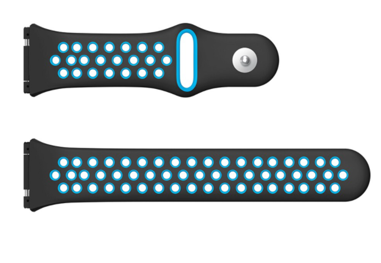 Strap-it Strap-it Bracelet sport Fitbit Ionic (noir/bleu)