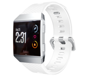 Strap-it Bracelet silicone Fitbit Ionic (blanc)