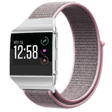 Strap-it Bracelet nylon Fitbit Ionic (rose sable)
