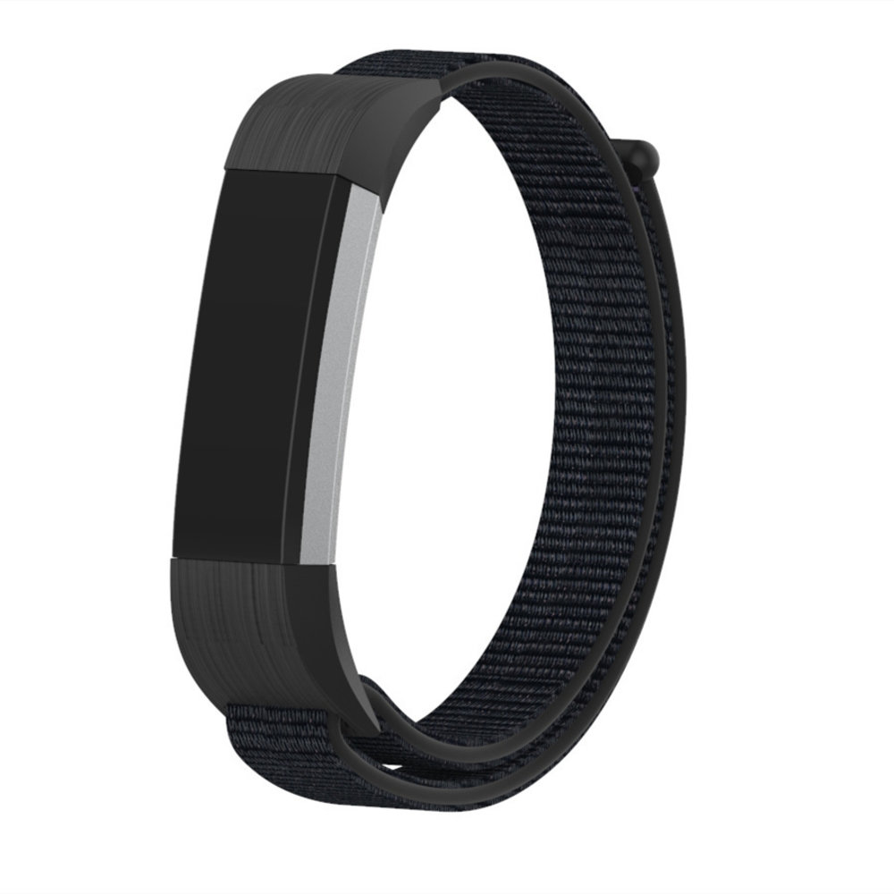 Strap-it Strap-it Bracelet nylon Fitbit Alta HR (noir)