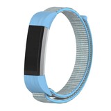 Strap-it Bracelet nylon Fitbit Alta HR (bleu)