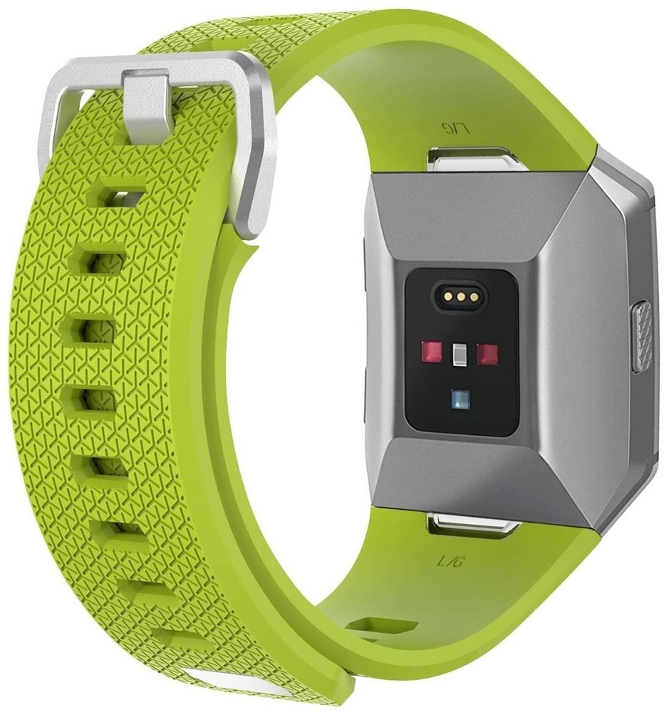 Strap-it Strap-it Bracelet silicone Fitbit Ionic (vert clair)
