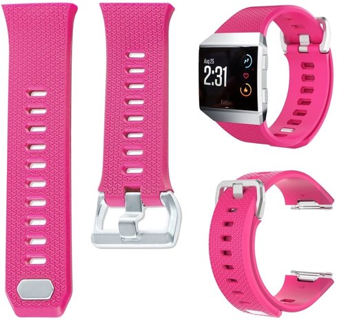 Strap-it Strap-it Bracelet silicone Fitbit Ionic (rose)