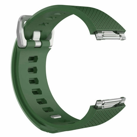 Strap-it Strap-it Bracelet silicone Fitbit Ionic (vert armée)