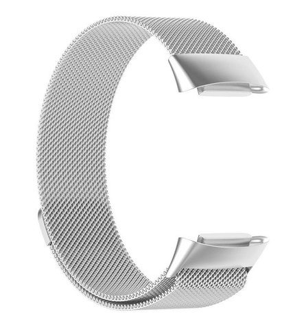 Strap-it Strap-it Bracelet Milanais Fitbit Charge 5 (argent)