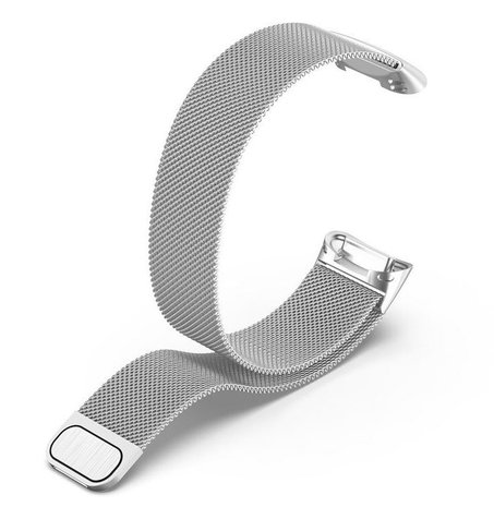 Strap-it Strap-it Bracelet Milanais Fitbit Charge 5 (argent)