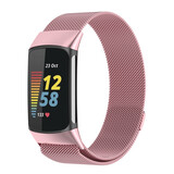 Strap-it Bracelet Milanais Fitbit Charge 5 (rose)