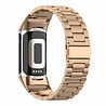 Strap-it Strap-it Bracelet acier Fitbit Charge 5 (or rose) Strap-it Strap-it Bracelet acier Fitbit Charge 5 (or rose)