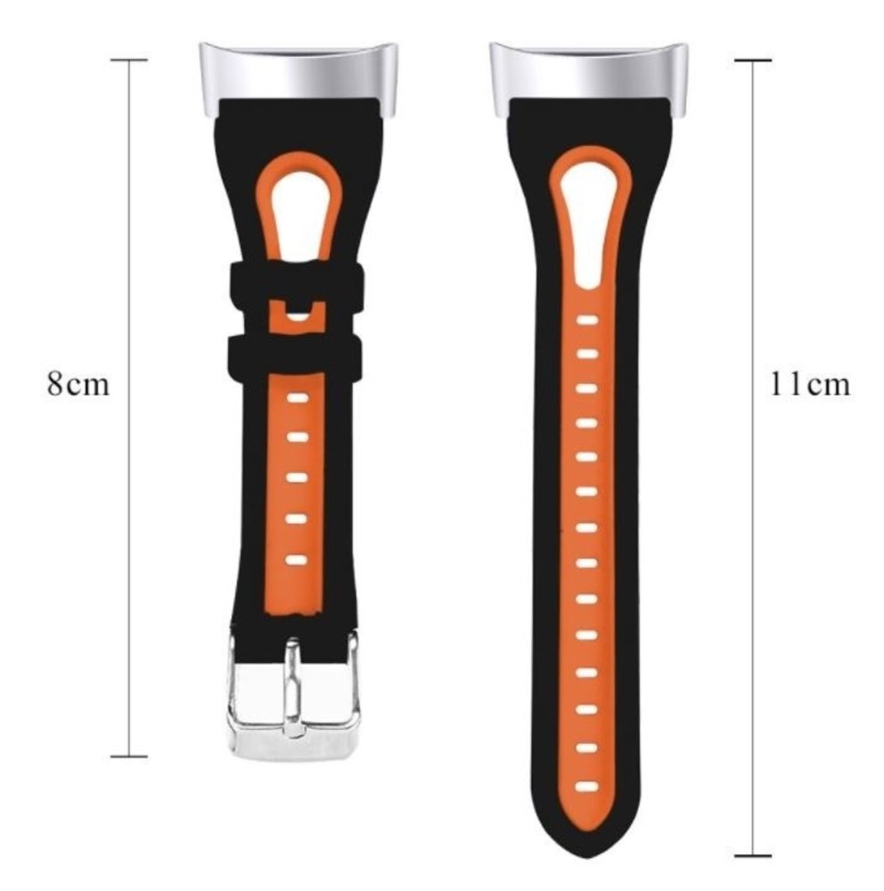 Strap-it Strap-it Bracelet à boucle sport Fitbit Charge 5 (noir/orange)