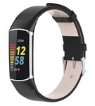 Strap-it Strap-it Bracelet cuir Fitbit Charge 5 (noir)