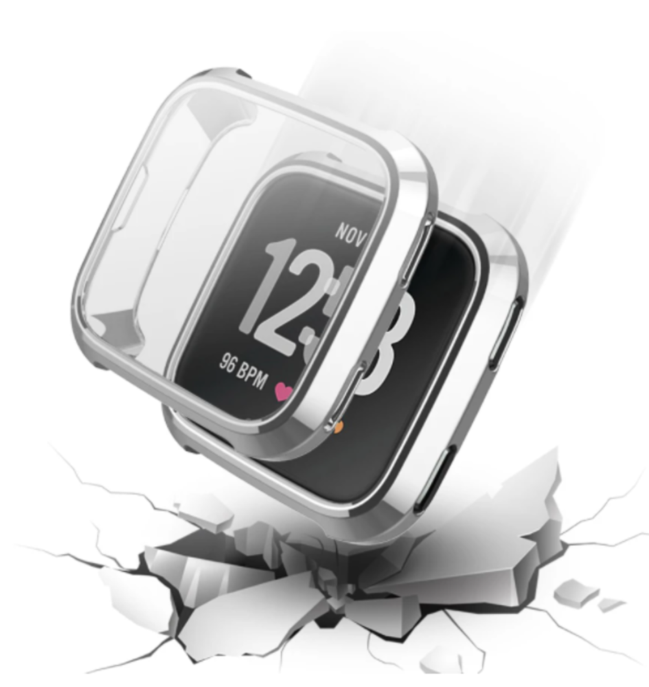 Strap-it Strap-it Coque de protection Fitbit Versa TPU (transparent)