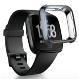 Strap-it Coque de protection Fitbit Versa TPU (noir)