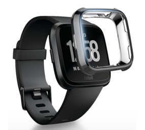 Strap-it Coque de protection Fitbit Versa TPU (noir)