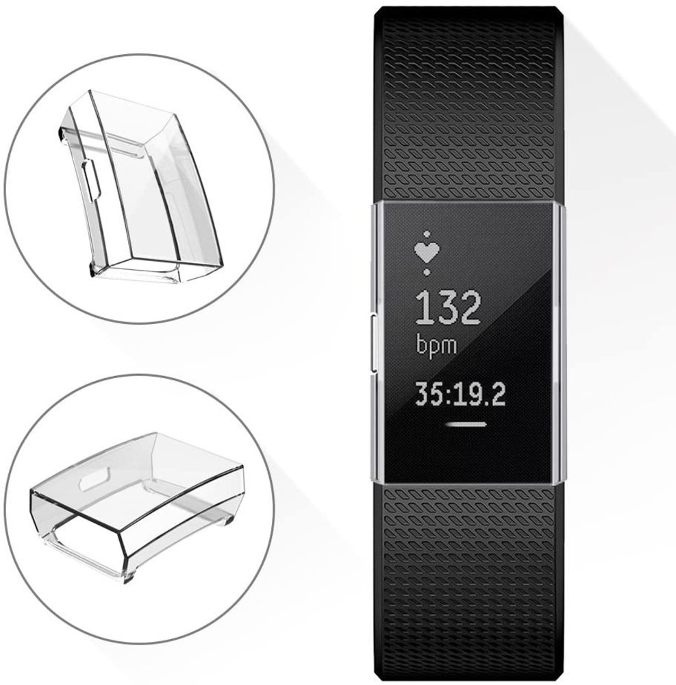 Strap-it Strap-it Coque de protection Fitbit Charge 2 TPU (transparent)