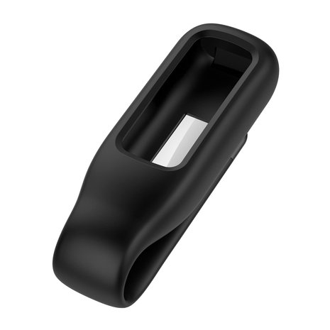 Strap-it Strap-it Clip en silicone Fitbit Luxe (noir)