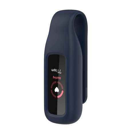 Strap-it Strap-it Clip en silicone Fitbit Luxe (bleu foncé)