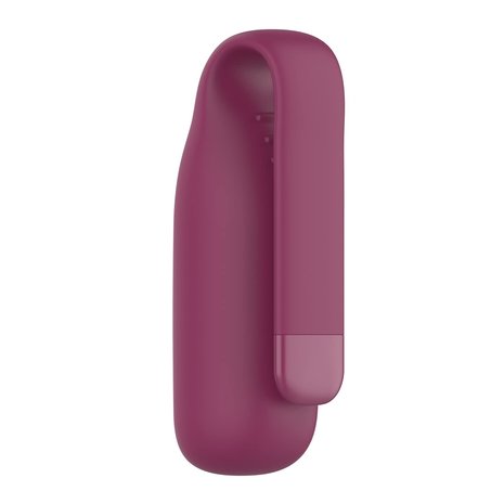 Strap-it Strap-it Clip en silicone Fitbit Luxe (bordeaux)