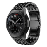 Strap-it Bracelet acier dragon Samsung Galaxy Watch 46mm (noir)