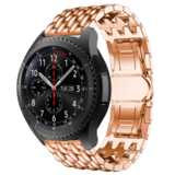 Strap-it Bracelet acier dragon Samsung Galaxy Watch 46mm (or rose)